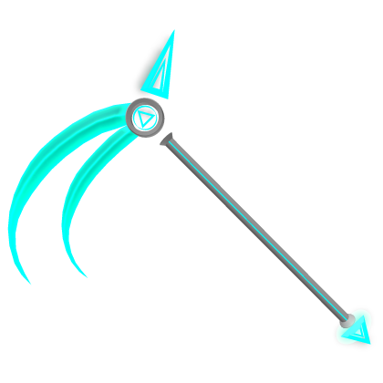 Teal Cyber Scythe ∇ [EMISSIVE] Roblox item