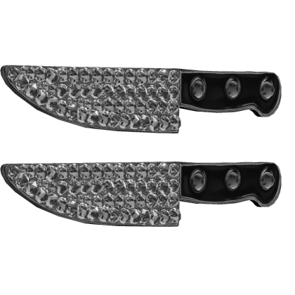 Halloween Knife Hair Clips  Roblox item