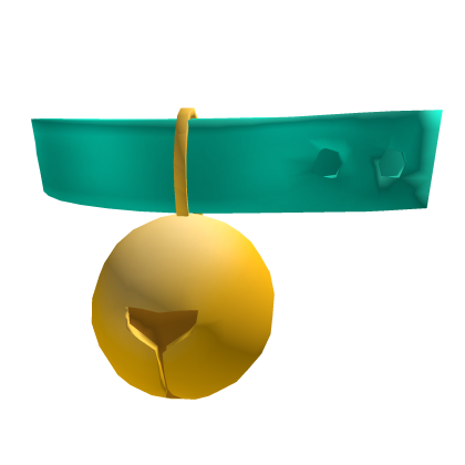 Cyan Collar With Bell