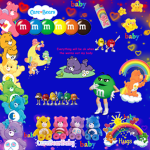 The Care Bears and M&MS