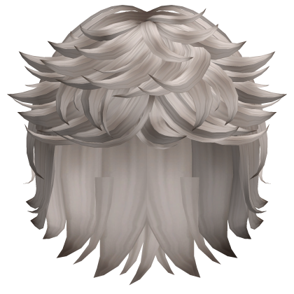 Fluffy Layered Messy Cool Boy Hair (Ash Blonde)  Roblox item
