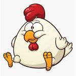 Clothes shop and chickens