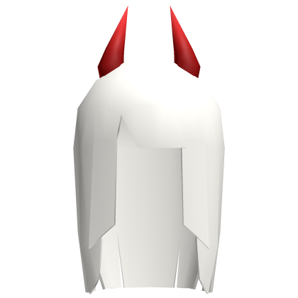 Low Poly Halloween Devil Horns Emo Hair White Roblox item