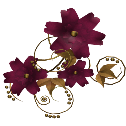 Pink & Gold Flower Aura 