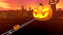 Jazda wózkiem na Halloween 🎃