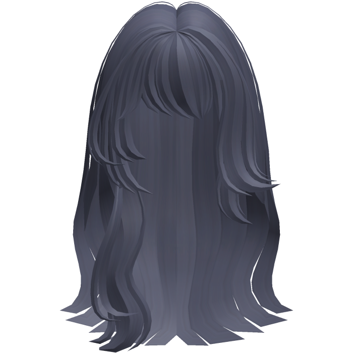 Purple Hime doll long princess curls 