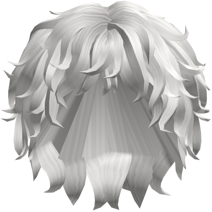 👻White Messy Curly Anime Emo Vkei Hair👻