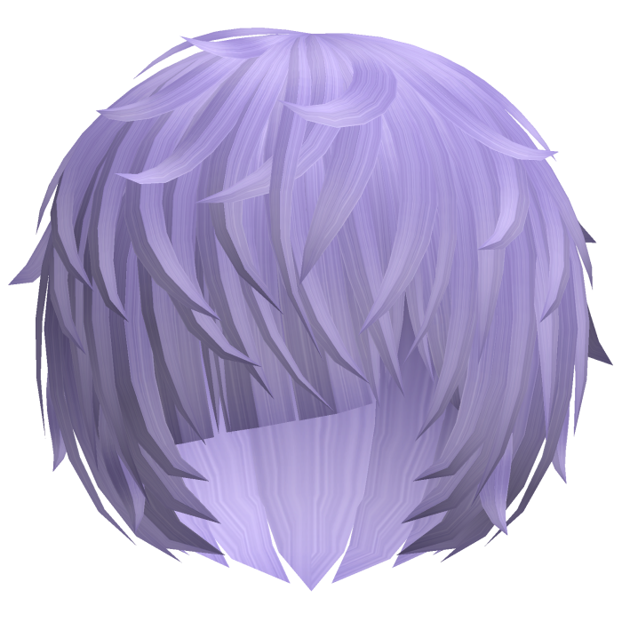 ^,…,^ purple messy vkei anime emo moe hair 