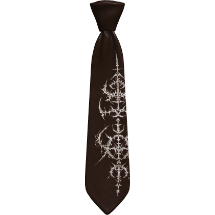 Brown Cybersigilism Tie 1.0