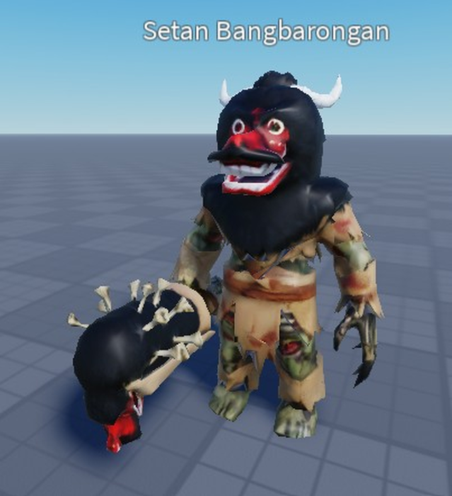 Bangbarongan Monster NPC | Rigged & Roblox Ready preview 2