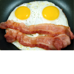 Eggs sith order with the bacon sith order