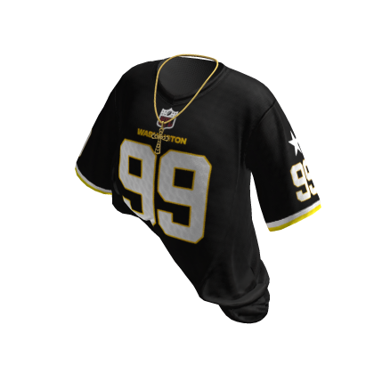 Varsity Jersey W/ Y2K Jesus piece (Black)