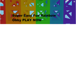 Super Easy Fun Rainbow Obby