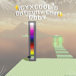 IcyXCool's's Difficulty Chart Obby (WIP)
