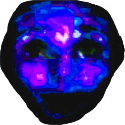 Analog horror blue thing Roblox decal