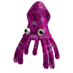 Pink Sparkle Squid
