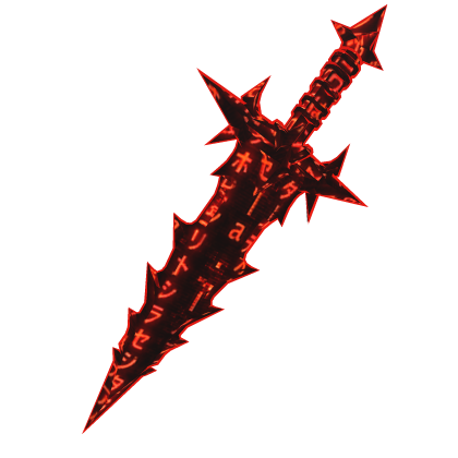 Red Hacker Demon Knight Sword