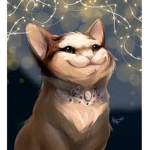 Pop cat group and only human friends