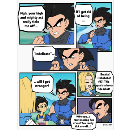 Funny Dragon ball legends comic Roblox decal