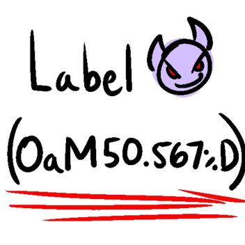 Label (OLD and MILDLY 50.567% DIFFICULT!!)
