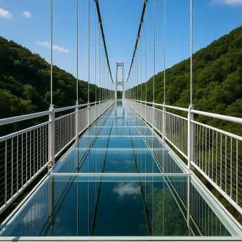 Cross The Glass Bridge For Money