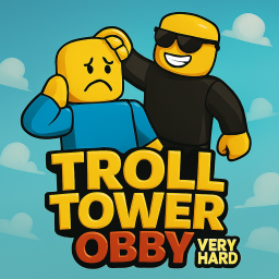 Only 1% Can Win! [ TROLL TOWER OBBY ] 🤯🗼