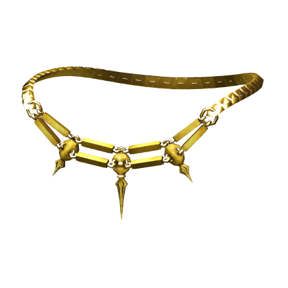 -',ৎ Metal Edgy Gold Shard Necklace (1.0)