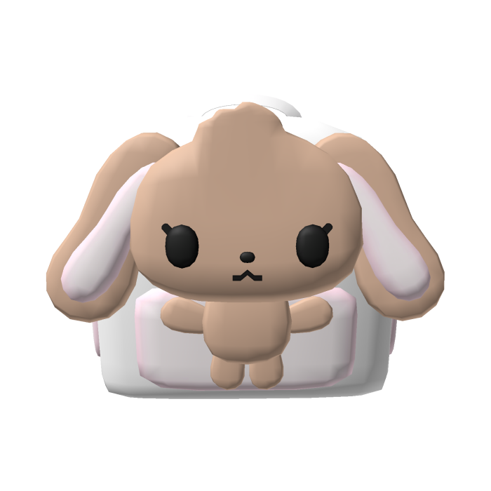 choco sugar bunny backpack