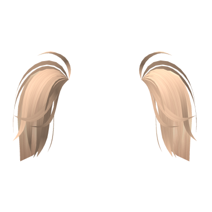 Short Fluffly Pigtails Extension in Blonde Roblox item