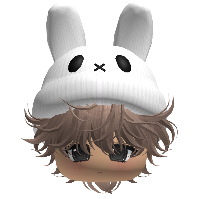 Moe Messy Boy Hair W/ Bunny Hat Milktea V2