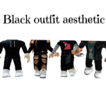 Black outfit aesthetic