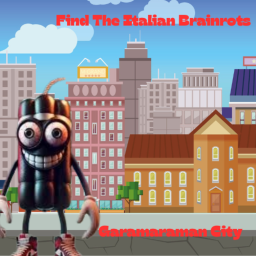 Find The italian brainrots Garamaraman City