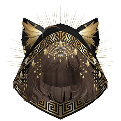 Egyptian Bob w/ Divine Gold Black Hood