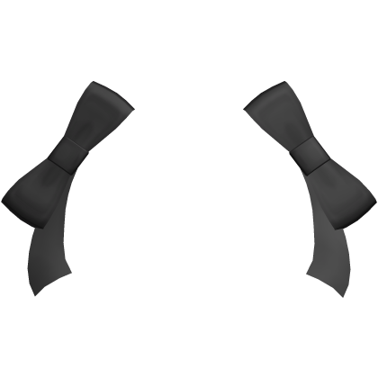  ♡ : Cute Black Hair Bows