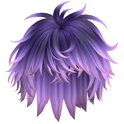 Alt Messy Shaggy Spiky Hair (Galaxy Purple)