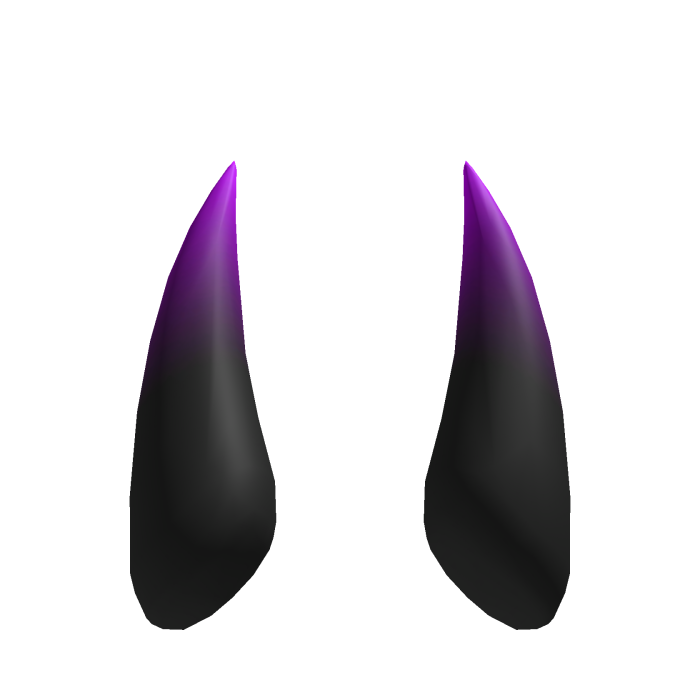 Long Spike Horns - Gradient Purple