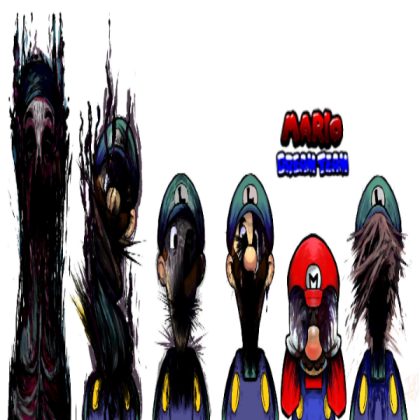 mario & l̶u̶i̶g̶i̶ dream team Roblox decal