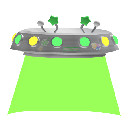 Galactic Space Alien Ufo Waist Green Glowing
