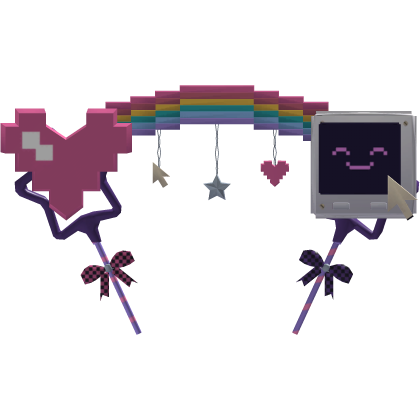 Cute Pixel Party Diwali Sparkler Boppers (Addon)