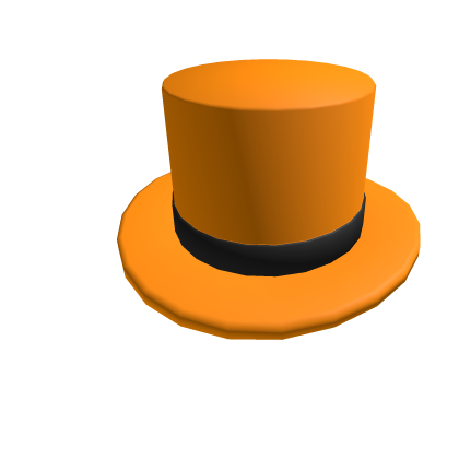 Spooky Orange Top Hat