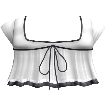 pretty gothic ruffled blouse white 2