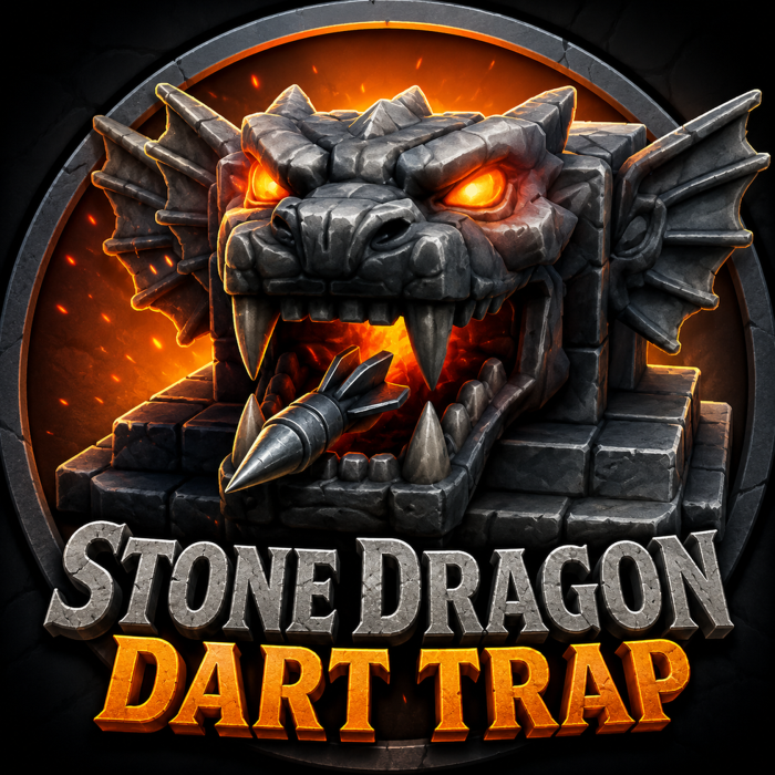 Stone Dragon Dart Trap Made by Zelgraz preview 1
