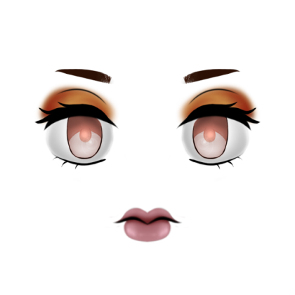✭ | CHIBI | Orange Glam Roblox decal