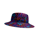 Summer Sunset Tiger Stripes Trendy Bucket Hat