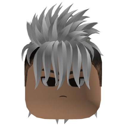 Spiky Mohawk Hair (Silver)