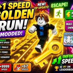 +1 Speed Golden Run Keyboard Escape  icon