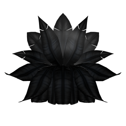 Majestic Black Showgirl Feather Bustle
