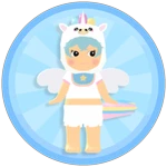 Pastel Rainbow Unicorn Baby Upgrader