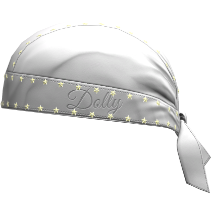 White Star Studded Leather Bandana ☆