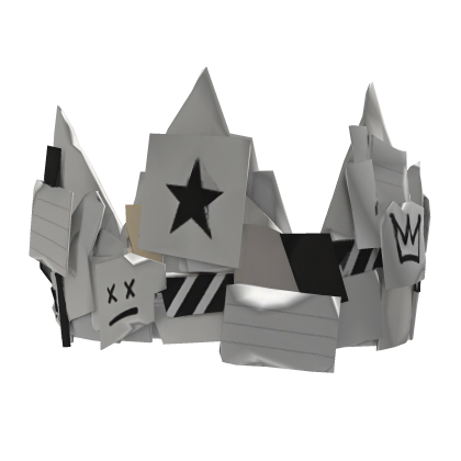 ( Code = SPC016 ) Scrap Paper Crown Roblox item